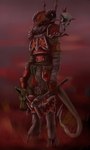 Rating: s
ID: 4593036
Date: 2024-02-11 15:32:05 -0500
Status: active
Score: 26
3:5 accipitrid accipitriform anthro armor avian bird blood_pact bone canid canine chainaxe chainmail chaos_cultist chaos_star clothing decapitation eagle evil_grin eye_tattoo facial_scar facial_tattoo green_eyes head_on_stake headgear helmet hi_res horn horned_helmet khorne_cultist khorne_symbol long_tail luziferrattus male mammal military_uniform murid murine rat ratte_(luziferrattus) rodent scar severed_body_part severed_hand severed_head skaven skull skull_on_pole smile snout snout_scar solo spiked_armor spiked_helmet spikes symbol tail tattoo true_eagle uniform warhammer_(franchise) warhammer_40000 post #4593036