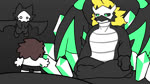 Rating: s
ID: 5045688
Date: 2024-09-12 12:09:49 -0400
Status: active
Score: 362
16:9 2024 alliartist ambiguous_gender animated anthro black_body blonde_hair blush bodily_fluids bottomwear brown_hair canid canine changed_(video_game) clothed clothing crossed_legs crystal dragon elder_dragon_(changed) embarrassed flying fototeta goo_creature green_eyes group hair heart_eyes heart_symbol hybrid lin_(changed) mammal meme multicolored_body music mythological_creature mythological_scalie mythology scalie short_playtime sound spikes spikes_(anatomy) sweat sweatdrop topless trio two_tone_body webm white_body white_skin widescreen wings yufeng_(changed) post #5045688