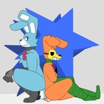 Rating: s
ID: 4987297
Date: 2024-08-15 07:42:39 -0400
Status: active
Score: 20
1:1 4_fingers animatronic anthro back_to_back big_ears bon_(twf) bow_tie cheek_tuft chest_tuft crouching delta's_art dipstick_tail duo facial_tuft fingers hi_res lagomorph leporid looking_at_viewer lorenzo_waterman_(the_walten_files) machine male mammal markings mask neckwear pumpkin_rabbit rabbit robot simple_background simple_coloring sitting smile tail tail_markings the_walten_files tuft post #4987297