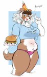 Rating: s
ID: 4686441
Date: 2024-03-29 05:51:43 -0400
Status: active
Score: 48
anthro belly big_breasts birthday bottomwear breasts brown_body brown_fur burger canid canine canis clothed clothing collie colored digital_drawing_(artwork) digital_media_(artwork) domestic_dog english_text female food fur geeswest hair half-length_portrait hat headgear headwear herding_dog hi_res looking_at_viewer mammal midriff nancy_(geeswest) panties party_hat pastoral_dog portrait sheepdog shirt simple_background slightly_chubby smile solo standing t-shirt tail text thick_thighs tight_bottomwear tight_clothing tight_panties tight_underwear topwear underwear white_body white_fur post #4686441