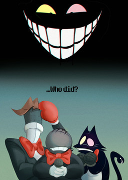 Rating: s
ID: 5666604
Date: 2025-06-25 10:58:06 -0400
Status: active
Score: 54
anthro bow_tie cat_mike_(deltarune) cellbothq cheshire_cat_(species) clothed clothing cowboy_hat_mike_(deltarune) darkner deltarune domestic_cat electronics english_text felid feline felis for_a_head friend_(deltarune) group hi_res humanoid male mammal microphone mike_(deltarune) object_head small_mike_(deltarune) text undertale_(series) post #5666604