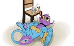 Rating: s
ID: 2985505
Date: 2021-10-21 11:01:46 -0400
Status: active
Score: 1
absurd_res avian avian_feet beak bird blue_body chair collar der domestic_pet feathered_wings feathers feral fish furniture galliform green_eyes group gryphon gyro_feather gyrotech hi_res larger_leashed larger_pet leash male marine micro mythological_avian mythological_creature mythology paws peafowl phasianid pink_body quadruped size_difference small_dom_big_sub tail tail_tuft tuft wings zilvart post #2985505