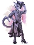 Rating: s
ID: 4296752
Date: 2023-09-17 06:20:09 -0400
Status: active
Score: 40
3:4 666calistaxx_(artist) anthro boots bottomwear burlesque clothed clothing coat collared_shirt crossdressing domestic_cat double_breasted_suit dress_shirt edwardian eyewear felid feline felis feminine_pose flower footwear gentleman glasses hat headgear headwear hi_res high_heeled_boots high_heels knee_boots knee_highs lackadaisy legwear looking_at_viewer male mammal mordecai_heller necktie pants plant pose rose_(flower) shirt shoes solo tailcoat topwear post #4296752