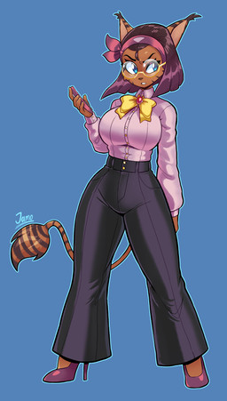 Rating: s
ID: 5765958
Date: 2025-08-08 21:53:35 -0400
Status: active
Score: 7
2025 absurd_res anthro big_breasts blue_eyes bottomwear bow_tie breasts brown_body brown_fur cazar_(ratchet_and_clank) cellphone clothing ear_tuft electronics eyebrows eyelashes eyewear female fur glasses hair headgear headkerchief headwear hi_res jamoart kerchief mammal pants phone ratchet_and_clank round_glasses sasha_phyronix secretary shirt short_hair smartphone solo sony_corporation sony_interactive_entertainment striped_body striped_fur stripes tail tail_tuft topwear tuft post #5765958