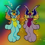 Rating: s
ID: 4127592
Date: 2023-06-23 07:31:42 -0400
Status: active
Score: 3
1:1 alternate_form ambiguous_gender antennae_(anatomy) anthro anthrofied big_eyes big_feet big_hands blue_body blue_fur chest_tuft colorful_theme duckcritter duo ear_tuft eyelashes fairy feet flower_(anatomy) flower_antennae fur green_eyes handpaw hasbro head_tuft hi_res hindpaw insect_wings lepidopteran_wings littlest_pet_shop lps_2677 lps_2681 mammal paws pointy_ears pose prick_ears purple_body purple_eyes purple_fur smile standing superflat toony tuft wings post #4127592