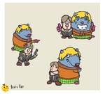 Rating: s
ID: 4021492
Date: 2023-04-29 10:10:33 -0400
Status: active
Score: 138
alternate_species anthro artist_name ashley_graham_(resident_evil) avisheart blonde_hair blue_body blue_fur boots brick_(pizza_tower) capcom clothed clothing crossover duo female footwear fur furrification hair human humanoid jacket leon_kennedy male mammal moushley murid murine orange_clothing orange_sweater orange_topwear pizza_tower rat resident_evil riding_on_back rodent shoes smile stupid_rat_(pizza_tower) sweater text topwear post #4021492