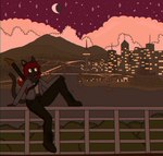 Rating: s
ID: 5650184
Date: 2025-06-18 01:34:06 -0400
Status: pending
Score: 1
anthro black_boots black_bottomwear black_clothing black_footwear black_pants boots bottomwear city city_background clothing cloud crischar_foxito domestic_cat electric_guitar felid feline felis female fence footwear green_eyes guitar hair hi_res jacket long_hair mammal mountain musical_instrument night pants plucked_string_instrument red_hair roxy_(crischar_foxito) shoes solo star string_instrument topwear post #5650184