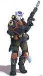 Rating: s
ID: 1951736
Date: 2019-08-04 16:06:01 -0400
Status: active
Score: 22
anthro armor astra_militarum backpack belt blue_hair blue_markings bone cosplay explosives felid feline female fur green_eyes grenade hair headgear hellgun helmet imperial_guard knife lasgun mammal markings prehistoric_species rena_dyne saber-toothed_tiger skull smilodon solo tempestus_scion tokaido warhammer_(franchise) warhammer_40000 weapon white_body white_fur wings post #1951736