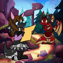 Rating: s
ID: 5701939
Date: 2025-07-11 16:12:27 -0400
Status: active
Score: 14
1:1 aggravated ambiguous_gender angry animated anthro arm_wraps back_wings background_signs black_body black_claws black_hair blinking blue_eyes bodypaint boots braided_hair brown_hair claws clenched_teeth cliff_side clothing cloud cold confusion cut_ear day dragon duo fangs footwear forest forest_background freezing frill_(anatomy) glaring_at_another green_stripes grey_spots hair hi_res holding_self ice icicle ignoring_another leg_wraps looking_at_map medieval_clothing melee_bishop membrane_(anatomy) membranous_frill mythological_creature mythological_scalie mythology narrowed_eyes nature nature_background night no_sound orange_stripes pathway plant ponytail purple_sky red_body renkumoo rock scalie shaking sharon_medley shivering shoes short_playtime signpost sky snow snow_on_trees snowfall snowing spots stripes sunset tail teeth thick_tail time_skip tree weather webm wingless_dragon wings wraps yellow_eyes post #5701939