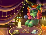 Rating: s
ID: 4853542
Date: 2024-06-14 21:36:27 -0400
Status: active
Score: 9
2023 4:3 accessory bone candle card cheek_tuft crystal_ball curtains death_(tarot) equid equine facial_tuft female feral fortune_telling friendship_is_magic green_body hair hasbro headband hi_res horn inside looking_at_viewer major_arcana mammal my_little_pony mythological_creature mythological_equine mythology orange_hair princess_celestia_(mlp) princess_luna_(mlp) skull solo starcasteclipse tarot tarot_card the_tower_(tarot) tuft two_of_wands_(tarot) unicorn post #4853542