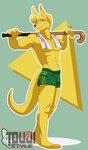 Rating: s
ID: 2887580
Date: 2021-08-20 03:33:40 -0400
Status: active
Score: 57
2020_tokyo_olympics 2021 3_toes 4_fingers abs absurd_res anthro athletic athletic_anthro athletic_male barefoot biceps blonde_hair blush bottomwear circle claws clothed clothing digital_media_(artwork) eyebrows feet fingers full-length_portrait green_bottomwear green_clothing green_shorts grin hair head_turned hi_res hockey_kangaroo_(olympics_australia) hockey_stick kangaroo looking_aside macropod male mammal marsupial mascot olympics outline paws pecs plantigrade portrait raised_arms royal_australian_mint shaded shorts signature simple_background smile solo standing teeth toes topless touji towel triangle_(shape) watermark yellow_body yellow_theme post #2887580