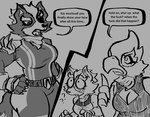 Rating: s
ID: 5528622
Date: 2025-04-25 01:35:12 -0400
Status: active
Score: 55
anthro avian big_breasts bird blush breasts canid canine canis claws cleavage clothed clothing confusion crossgender dialogue english_text eye_patch eyelashes eyewear falco_lombardi female female/female fox fox_mccloud girlpenisworld group hand_on_hip hi_res implied_gender_transformation mammal monochrome mtf_crossgender nintendo open_mouth profanity star_fox teeth text thick_thighs trans_(lore) trans_woman_(lore) trio wide_hips wolf wolf_o'donnell post #5528622
