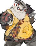 Rating: s
ID: 5644757
Date: 2025-06-15 18:33:03 -0400
Status: pending
Score: 9
anthro asian_clothing asian_conical_hat bear belly bracelet chinese_clothing clothing east_asian_clothing eyewear fur giant_panda glasses hat headgear headwear hi_res jewelry luarioujar male mammal mihoyo multicolored_body multicolored_fur overweight pan_yin_hu pawpads sketchy solo spiked_bracelet spikes zenless_zone_zero post #5644757
