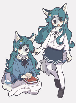 Rating: s
ID: 5595097
Date: 2025-05-24 14:23:06 -0400
Status: active
Score: 21
accessory black_eyes book book_on_lap bottomwear canid canine clothed clothing corsac_fox female fox fur green_hair hair hair_accessory hi_res long_hair mammal mischa_(im_m0rd3kai) on_lap shirt sitting skirt smile solo sweater topwear true_fox white_body white_fur yagi_the_goat post #5595097