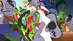 Rating: s
ID: 4514750
Date: 2024-01-04 18:06:16 -0500
Status: active
Score: 40
16:9 accessory ambiguous_gender arbok belt_pouch bite clothing cowboy_hat dialogue drinking drunk elemental_creature empty_bottle female feral flora_fauna flutter_the_grovyle generation_1_pokemon generation_3_pokemon generation_4_pokemon group grovyle hat headgear headwear hi_res kerchief lucario male markings nintendo plant pokemon pokemon_(species) punch scar sketchygarden sleeping stealing substance_intoxication widescreen yelling zangoose post #4514750