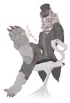 Rating: s
ID: 2947030
Date: 2021-09-27 02:45:25 -0400
Status: active
Score: 43
4_toes alternative_fashion anthro aviator_goggles barefoot big_feet bored canid canine canis chair claws clothed clothing feet foot_focus furniture hand_on_cheek hat headgear headwear hi_res identity_v joseph_desaulniers_(ilovefeetandpaw) kredri male mammal mythological_canine mythological_creature mythology necktie one_leg_up pawpads photographer_(identity_v) plantigrade raised_leg sitting soles solo steampunk suit suit_and_tie toe_claws toes top_hat werecanid werecanine werecreature werewolf wolf wrinkled_feet wrinkles post #2947030