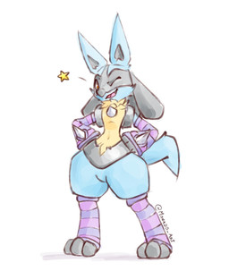 Rating: s
ID: 5553569
Date: 2025-05-06 17:36:49 -0400
Status: active
Score: 31
ambiguous_gender ankle_socks anthro armwear black_body black_fur blue_body blue_fur canid canine chest_spike clothed clothing cute_fangs elbow_gloves fangs featureless_crotch footwear fur generation_4_pokemon gloves hands_on_hips handwear hi_res looking_at_viewer lucario mammal monado_art nintendo one_eye_closed open_mouth partially_clothed pokemon pokemon_(species) pokemorph red_eyes shadow simple_background socks solo spikes spikes_(anatomy) standing star tan_body tan_fur teeth thick_thighs white_background wide_hips wink post #5553569