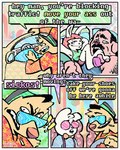 Rating: s
ID: 5644813
Date: 2025-06-15 18:59:53 -0400
Status: active
Score: 8
4:5 aloha_shirt anthro bingus_(rawdawgcomics) bird_dog black_hair bow_tie canid canine canis cigarette cigarette_in_mouth clothing comic dialogue domestic_dog english_text eyewear facial_hair feet female foot_in_mouth foot_suck fur golden_retriever group hair half-closed_eyes hunting_dog lagomorph leporid male mammal mustache narrowed_eyes object_in_mouth open_mouth open_smile pattern_clothing pattern_shirt pattern_topwear pawpads paws pink_pawpads profanity rabbit rawdawgcomics red_hair retriever shirt smile smirk smoking_tobacco smug smug_face speech_bubble stahli_(rawdawgcomics) sucking sunglasses suspenders tan_body tan_fur tank_top text toe_in_mouth toe_suck toes tongue tongue_out topwear white_body white_fur post #5644813