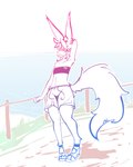 Rating: s
ID: 4821695
Date: 2024-06-01 14:27:02 -0400
Status: active
Score: 12
absurd_res ambiguous_gender anthro beach bottomwear chest_binder clothing conditional_dnp demon fence fluffy fluffy_tail footwear furgonomic_footwear furgonomics hair hi_res lodi_(artist) lodi_(character) long_ears long_hair markings restraints restricted_palette seaside shoes shorts sketch solo stretching tail underwear post #4821695