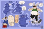 Rating: s
ID: 5580025
Date: 2025-05-17 22:12:12 -0400
Status: active
Score: 6
anthro beanie beverage blush broken_skateboard burger clothed clothing clothing_lift coolyiffer dialogue ear_piercing eating embarrassed embarrassed_male english_text food food_bag fully_clothed hat headgear headwear hi_res holding_object ineffective_clothing junk_food lagomorph leporid male mammal overweight piercing rabbit rear_view scut_tail short_tail skateboard soda solo speech_bubble sportswear tail text vehicle visible_underwear weight_gain weight_gain_sequence post #5580025