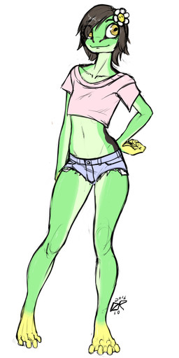 2016 4_toes amphibian anthro brown_hair clothed clothing crop_top cutoffs denim_shorts eyelashes flower flower_in_hair frog full-length_portrait girly hair hair_over_eye hand_on_hip hi_res ldr looking_at_viewer male midriff navel plant portrait pose shirt short_hair shorts simple_background smile solo standing summer toes white_background wide_hips yellow_eyes
Rating: Safe
Score: 2
User: Millcore
Date: June 19, 2018 2016 4_toes amphibian anthro brown_hair clothed clothing crop_top cutoffs denim_shorts eyelashes flower flower_in_hair frog full-length_portrait girly hair hair_over_eye hand_on_hip hi_res ldr looking_at_viewer male midriff navel plant portrait pose shirt short_hair shorts simple_background smile solo standing summer toes white_background wide_hips yellow_eyes
Rating: Safe
Score: 2
User: Millcore
Date: June 19, 2018