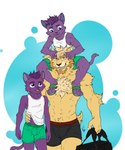 Rating: s
ID: 5663425
Date: 2025-06-23 20:42:00 -0400
Status: pending
Score: 11
adolescent adult_on_adolescent anthro athletic athletic_anthro athletic_male bag blonde_hair body_hair bottomwear bulge canid canine canis carrying_another chest_hair clothed clothed_anthro clothed_male clothing clothing_lift domestic_cat felid feline felis footwear fully_clothed fully_clothed_anthro fully_clothed_male fur group hair hand_around_waist hi_res hotpants hunterramirez male male/male male_anthro mammal muscular muscular_anthro muscular_male on_shoulders purple_body purple_eyes purple_fur purple_hair sandals shirt shirt_lift shoes shorts sitting tail tank_top topless topless_anthro topless_male topwear trio wolf yellow_body yellow_fur young young_anthro young_male post #5663425