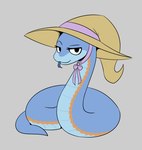 Rating: s
ID: 3597902
Date: 2022-09-30 16:57:29 -0400
Status: active
Score: 221
2022 ambiguous_gender bedroom_eyes black_eyes blue_body blue_scales blue_tongue bonnet brown_clothing brown_hat brown_headwear clothed clothed_feral clothing digital_media_(artwork) eyebrows feral forked_tongue grey_background half-closed_eyes hat headgear headwear hi_res izzy_pompino_(miso_souperstar) looking_at_viewer miso_souperstar narrowed_eyes orange_body orange_scales raised_eyebrow reptile scales scalie seductive serpentine simple_background smile smirk snake solo tongue tongue_out witch_hat post #3597902