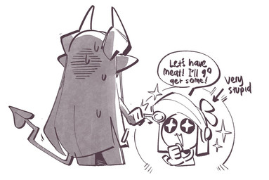 Rating: s
ID: 5585821
Date: 2025-05-20 11:22:00 -0400
Status: active
Score: 4
2_horns armor comic demon demon_humanoid dialogue duo english_text female hair headgear helm_(thehelmetguy) helmet holding_object horn horned_humanoid human humanoid long_hair lyla_(thehelmetguy) mammal monochrome not_furry pupils sepia simple_background sketch spade_tail sparkles speech_bubble sweatdrop_(iconography) tail text thehelmetguy white_background winged_humanoid wings post #5585821