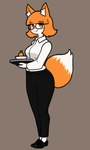 Rating: s
ID: 4282885
Date: 2023-09-09 18:40:23 -0400
Status: active
Score: 10
2023 3:5 animal_humanoid anthro black_bottomwear black_clothing black_pants blush bottomwear businesswear canid canid_humanoid canine canine_humanoid clothed clothing collared_shirt colored digital_drawing_(artwork) digital_media_(artwork) dress_shirt eyewear female flat_colors food footwear fox_ears fox_humanoid fox_tail fruit full-length_portrait fully_clothed fur glasses hair humanoid inner_ear_fluff looking_at_viewer mammal mammal_humanoid mature_anthro mature_female nebbyneo orange_body orange_eyes orange_fur pants plant portrait shaded shirt simple_background smile smiling_at_viewer socks solo standing tail tangerine_(fruit) topwear tuft waiter white_body white_fur post #4282885