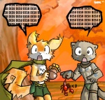 Rating: s
ID: 9344
Date: 2007-07-16 14:23:22 -0400
Status: active
Score: 13
acorn anthro arthropod black_eyes bottomwear clothed clothing crustacean decapod desu dialogue duo_focus feral food fruit grey_eyes group heart_symbol japanese_text lobster loincloth looking_at_viewer malacostracan male mammal marine mustelid nut_(fruit) open_mouth orange_eyes otter outside plant rodent scarf sciurid sheer_(artist) shorts sonderjen speech_bubble tail text topless tree_squirrel tribal post #9344