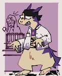 Rating: s
ID: 5642605
Date: 2025-06-14 19:38:42 -0400
Status: active
Score: 5
after_transformation ambiguous_gender blush bottomless clothed clothing coat desk duo female feral fur furniture generation_8_pokemon hi_res hisuian_form hisuian_typhlosion human iggybelle lab_accident lab_coat laboratory laboratory_equipment laboratory_glassware looking_at_another mammal nintendo open_mouth pen_in_pocket pokemon pokemon_(species) purple_body purple_fur regional_form_(pokemon) science scientific_instrument scientist scorch_mark sharp_teeth simple_background table tan_body tan_fur teeth test_tube topwear torn_clothing post #5642605