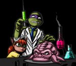 Rating: s
ID: 3908672
Date: 2023-03-04 21:04:02 -0500
Status: active
Score: 11
2023 4_fingers accessory alien alternate_species angry anonymous_colorist anthro april_o'neil big_eyes big_iris black_background black_table blue_necktie brain brain_creature chemicals clothed clothing coat color_edit colored digital_drawing_(artwork) digital_media_(artwork) domestic_cat donatello_(tmnt) felid feline felis female fingers fully_clothed fur furniture furrification glistening glistening_eyes glistening_hair green_body green_eyes group hair hair_accessory hairband hi_res holding_object holding_syringe hug inner_ear_fluff iris kerchief krang lab_coat laboratory_equipment laboratory_glassware looking_at_another looking_down looking_up male mammal necktie on_table organs parody pink_body pink_fur pointy_ears ponytail prick_ears pupils purple_eyes purple_kerchief reanimator red_hair red_nose redout reptile scalie scared science scientific_instrument shadow shirt simple_background slit_pupils steam syringe table teenage_mutant_ninja_turtles teeth test_tube third-party_edit topwear trio tuft turtle white_clothing white_coat white_lab_coat white_topwear wraps yellow_clothing yellow_hairband yellow_shirt yellow_topwear post #3908672