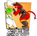Rating: s
ID: 5259010
Date: 2024-12-22 17:05:13 -0500
Status: active
Score: 35
anthro boots clothing cowboy_hat demon duo english_text footwear goblin green_body gremile_'hotshot' hat headgear headwear hi_res humor imp kings_of_hell leotard male mammon_(kings_of_hell) nastyfr red_eyes shoes suit text top_hat yellow_sclera post #5259010