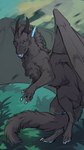 Rating: s
ID: 5662196
Date: 2025-06-23 08:14:45 -0400
Status: active
Score: 13
9:16 black_body black_fur black_horn blue_eyes claws dragon feral flamingtitania fur furred_dragon furred_scalie grey_claws hi_res horn male membrane_(anatomy) membranous_wings mythological_creature mythological_scalie mythology scalie solo teeth wings post #5662196