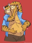 Rating: s
ID: 3410278
Date: 2022-06-25 04:17:35 -0400
Status: active
Score: 19
2022 2_heads 4_arms anthro belly_rub blue_clothing blue_shirt blue_topwear bottomwear brown_body brown_bottomwear brown_clothing brown_fur brown_pants clothed clothing dicephalic_twins domestic_cat felid feline felis fur kobi_lacroix male mammal multi_arm multi_head multi_limb multifur nuzzling open_clothing open_shirt open_topwear pants petting red_background shirt simple_background solo striped_body striped_fur stripes tabby_cat topwear post #3410278