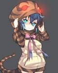 Rating: s
ID: 5649929
Date: 2025-06-17 22:50:29 -0400
Status: pending
Score: 3
4_eyes animal_humanoid asian_mythology blue_eyes blue_hair blush breasts clothed clothing clothing_grab cryptid east_asian_mythology embarrassed eyebrows female glowing glowing_eyes hair hi_res holding_clothing holding_head holding_hoodie holding_object holding_topwear hoodie humanoid japanese_description japanese_mythology kemono_friends living_tail markings multi_eye multicolored_hoodie multicolored_ribbon mythological_creature mythological_scalie mythology nukura pantsless pattern_clothing pattern_hoodie pattern_topwear pink_bow pockets red_eyes reptile reptile_humanoid scalie scalie_humanoid simple_background snake snake_hood snake_humanoid snake_tail solo striped_clothing striped_hoodie striped_markings striped_tail striped_topwear stripes tail tail_markings tan_clothing thick_tail topwear tsuchinoko tsuchinoko_(kemono_friends) unusual_anatomy unusual_clothing unusual_tail yokai post #5649929
