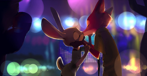 anthro canine clothing concert disney duo eyes_closed female fox fur grey_fur heartwarming hi_res holding_face interspecies judy_hopps kissing lagomorph lense_flare lights lillayfran love male male/female mammal necktie nick_wilde nightclub orange_fur rabbit romantic romantic_couple size_difference zootopia
Rating: Safe
Score: 20
User: Cane751
Date: June 22, 2017 anthro canine clothing concert disney duo eyes_closed female fox fur grey_fur heartwarming hi_res holding_face interspecies judy_hopps kissing lagomorph lense_flare lights lillayfran love male male/female mammal necktie nick_wilde nightclub orange_fur rabbit romantic romantic_couple size_difference zootopia
Rating: Safe
Score: 20
User: Cane751
Date: June 22, 2017