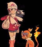Rating: s
ID: 5169881
Date: 2024-11-09 03:43:44 -0500
Status: active
Score: 9
2018 alpha_channel ambiguous_gender bag biped blue_text brown_eyes closed_smile clothed clothing dawn_(pokemon) digital_media_(artwork) english_text eyebrows feral fire flaming_tail flavia-elric fur generation_4_pokemon hair hi_res human mammal monferno mouth_closed nintendo pokemon pokemon_(species) pupils scarf sharp_teeth smile solo standing tail teeth text white_sclera post #5169881