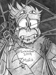 Rating: s
ID: 5539007
Date: 2025-04-30 04:34:27 -0400
Status: active
Score: 2
2019 4_eyes 8-bit-britt anthro arachnid arthropod bodily_fluids broken_mirror chest_tuft crying digital_media_(artwork) english_text fangs first_person_view hair inktober male mirror mirror_reflection monochrome multi_eye reflection sad sharp_teeth solo spider spirk_(8-bit-britt) tears teeth text tuft post #5539007