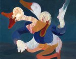 Rating: s
ID: 5656741
Date: 2025-06-20 22:10:41 -0400
Status: pending
Score: 1
3_heads abstract_art acrylic_painting_(artwork) anatid anseriform anthro avian barkestra beak bird blue_background bottomless clothed clothing crouching disney donald_duck duck eyeless hi_res male multi_head open_beak open_mouth painting_(artwork) red_body shirt shirt_only simple_background solo topwear topwear_only traditional_painting_(artwork) white_body post #5656741