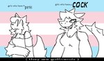 Rating: s
ID: 4247107
Date: 2023-08-21 20:04:34 -0400
Status: active
Score: 595
2022 :3 aliasing anthro bigsteppies binary_drawing blush breasts canid canine cleavage clenched_teeth clothed clothing digital_drawing_(artwork) digital_media_(artwork) duo english_text eyelashes fella_(aimkid) female female/female fluffy fluffy_tail grin gynomorph_(lore) hair lgbt_pride mammal medium_breasts mouth_closed muscular muscular_female neck_tuft open_mouth open_smile pointy_ears prick_ears pride_colors raised_tail sharp_teeth shirt size_difference smile t4t tail tank_top teeth text topwear trans_(lore) trans_woman_(lore) transgender_pride_colors tuft unknown_species post #4247107