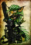 Rating: s
ID: 3605289
Date: 2022-10-04 02:10:46 -0400
Status: active
Score: 4
anthro black_clothing c_line_kishin clothing ear_piercing ear_ring gekk0 gekko_(character) green_body gun holding_gun holding_object holding_ranged_weapon holding_rifle holding_weapon kishin_(gekk0) lizard looking_at_viewer male marker_(artwork) piercing ranged_weapon reptile rifle ring_piercing scalie sharp_teeth sniper_rifle solo standing teeth toothy_grin traditional_media_(artwork) weapon post #3605289