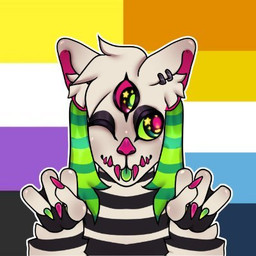 Rating: s
ID: 5696551
Date: 2025-07-09 06:50:36 -0400
Status: pending
Score: 2
1:1 american_opossum anthro aroace_pride_colors bones_on_string hybrid icon lgbt_pride low_res male mammal marsupial nonbinary_(lore) pride_colors solo squirmle post #5696551