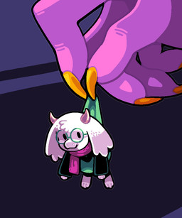 Rating: s
ID: 5759358
Date: 2025-08-05 21:53:01 -0400
Status: pending
Score: 20
2_horns ambiguous_gender anthro bovid caprine claws clothed clothing darkner deltarune digital_media_(artwork) discount-supervillain duo eyewear fingers fur glasses goat horn lightner mammal micro purple_body ralsei scalie scarf simple_background smile susie_(deltarune) toony topwear undertale_(series) white_body white_fur post #5759358