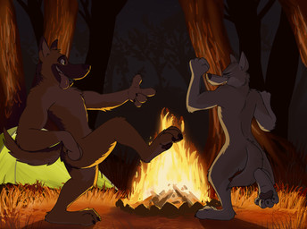 4_fingers 4_toes absurd_res anthro barefoot biceps bonfire brown_fur butt campfire canine casual_nudity claws dancing detailed_background dog duo eyebrows eyes_closed fire fluffy fluffy_tail fur german_shepherd grass grey_fur hi_res male mammal multicolored_fur nature night nude on_one_leg open_mouth open_smile outside paintfox pawpads paws pink_tongue pointing smile social_nudity standing tan_fur teeth tent toes tongue tongue_out tree white_fur wolf
Rating: Safe
Score: 16
User: BlackLicorice
Date: July 01, 2017 4_fingers 4_toes absurd_res anthro barefoot biceps bonfire brown_fur butt campfire canine casual_nudity claws dancing detailed_background dog duo eyebrows eyes_closed fire fluffy fluffy_tail fur german_shepherd grass grey_fur hi_res male mammal multicolored_fur nature night nude on_one_leg open_mouth open_smile outside paintfox pawpads paws pink_tongue pointing smile social_nudity standing tan_fur teeth tent toes tongue tongue_out tree white_fur wolf
Rating: Safe
Score: 16
User: BlackLicorice
Date: July 01, 2017