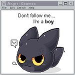 Rating: s
ID: 5615057
Date: 2025-06-01 19:59:06 -0400
Status: active
Score: 37
1:1 2025 ambiguous_gender black_body bodily_fluids breath cel_shading closed_frown cross-popping_vein digital_media_(artwork) domestic_cat emoticon english_text felid feline felis front_view frown full-length_portrait geomecs grey_body hi_res joy_(geomecs) looking_at_viewer male_(lore) mammal mouth_closed multicolored_body pixel_(artwork) portrait shaded shadow simple_background slime_(blob) solo speech_bubble stated_gender sweat sweatdrop tail text three-quarter_view two_tone_body white_background window_(computing) yellow_sclera post #5615057