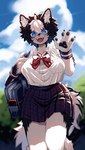 Rating: s
ID: 4337702
Date: 2023-10-07 07:37:52 -0400
Status: active
Score: 83
2023 4_fingers anthro aya_ryona ayase_(aya_ryona) bag black_body black_fur black_hair blue_eyes blush bottomwear breasts canid canine canis claws clothed clothing digital_media_(artwork) domestic_dog fangs female female_anthro finger_claws fingers fur gesture hair husky kemono looking_at_viewer mammal nordic_sled_dog open_mouth open_smile pawpads portrait school_uniform shirt short_hair siberian_husky skirt smile smiling_at_viewer solo spitz tail teeth three-quarter_portrait tongue topwear uniform waving waving_at_viewer white_body white_fur white_hair post #4337702