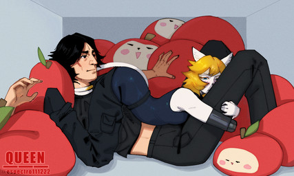 Rating: s
ID: 5710827
Date: 2025-07-15 16:18:08 -0400
Status: pending
Score: 2
2025 5_fingers abstract_background anthro artist_name black_eyes black_hair blonde_hair blue_eyes blush cuddling digital_drawing_(artwork) digital_media_(artwork) domestic_cat duo espectro111222 felid feline felis female fingers fur hair human leg_hug light-skinned_male light_body light_skin lying male male/female mammal plushie short_hair smoke_(averylazywriter) text watermark white_body white_fur post #5710827