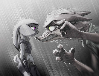 2017 absurd_res anthro bared_teeth belt bulletproof_vest canine claws clothed clothing disney duo eye_contact female fox fur green_eyes hi_res judy_hopps lagomorph male mammal nick_wilde police_uniform purple_eyes rabbit raining side_view thewyvernsweaver uniform utility_belt wet wet_fur zootopia
Rating: Safe
Score: 16
User: JAKXXX3
Date: July 22, 2017 2017 absurd_res anthro bared_teeth belt bulletproof_vest canine claws clothed clothing disney duo eye_contact female fox fur green_eyes hi_res judy_hopps lagomorph male mammal nick_wilde police_uniform purple_eyes rabbit raining side_view thewyvernsweaver uniform utility_belt wet wet_fur zootopia
Rating: Safe
Score: 16
User: JAKXXX3
Date: July 22, 2017