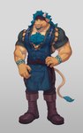 Rating: s
ID: 5542462
Date: 2025-05-01 18:27:03 -0400
Status: active
Score: 8
accessory anthro apron arcane_shop arm_tattoo armwear beard biceps big_hands big_muscles blue_hair boots bovid bovine cattle character_art chest_window clothing detached_sleeves facial_hair fantasy_clothing footwear hair hand_on_hip headband hi_res legwear male mammal muscular pecs ronci shoes smile solo sonif_(arcane_shop) tail tattoo post #5542462